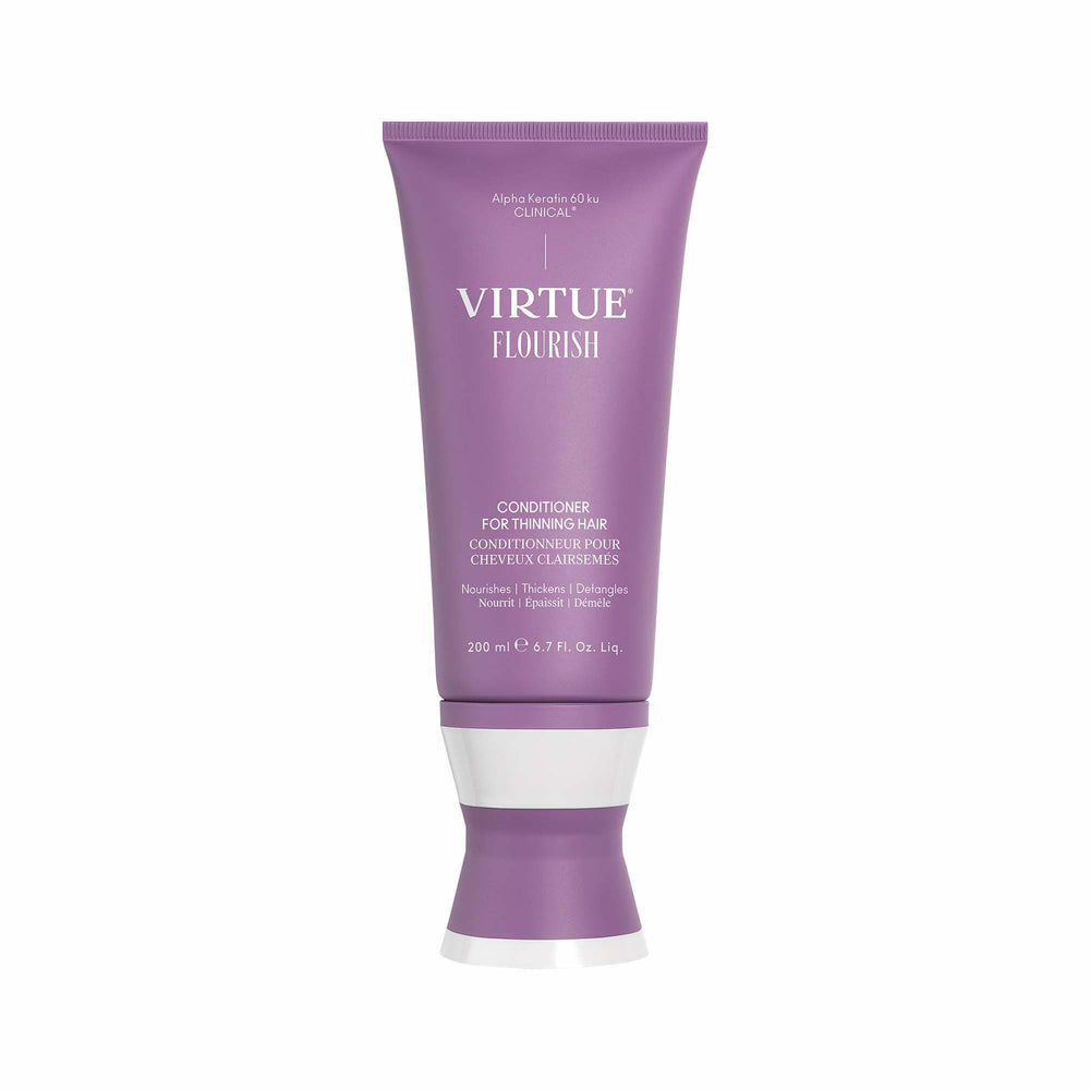 VIRTUE front bottle showing clean packaging benefit lightweight formula