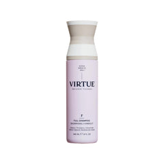 VIRTUE front bottle showing label and volume benefits