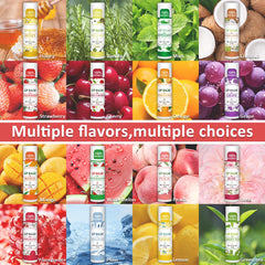 VISRIE flavor array top view showing variety for mixing and matching