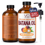 VITAL AFFAIR glass bottle front view showing pure batana oil for nourishing hair