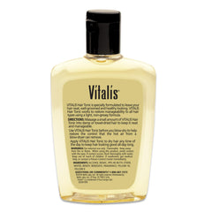 Vitalis in-hand application demonstrating quick styling and improved manageability