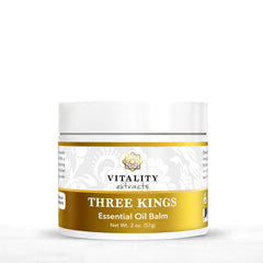 Vitality Three Kings front tin showing label and compact travel-ready benefit