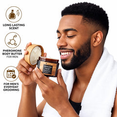 VITALSKINOIL close-up texture of cocoa shea butter showing rich hydration
