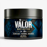 VITALSKINOIL front jar showing masculine packaging and quick identification benefit