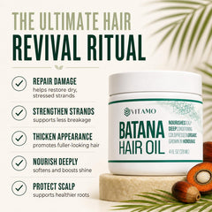 Vitamo Batana smoothing beard for softer, more manageable facial hair