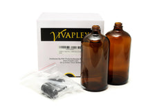 Vivaplex hand pressing pump to dispense lotion demonstrating controlled serving