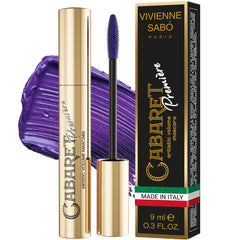 Vivienne Sabó front packaging showing purple mascara tube and branding for easy identification