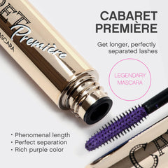 Vivienne Sabó close-up of petite mascara wand demonstrating precise lash coating and separation