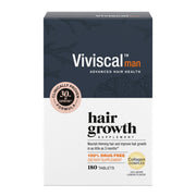 Viviscal Man front packaging showing three‑month supply and benefits