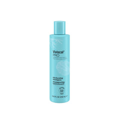 Viviscal shampoo pump and label closeup highlighting gentle cleansing benefit