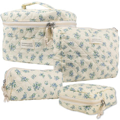 VIWIME front view of blue rose bag showing roomy storage and style