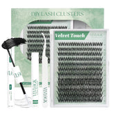VLVLOCK front packaging showing complete velvet touch kit and benefits