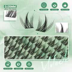 VLVLOCK close-up of cluster texture highlighting wispy fibers for natural blending