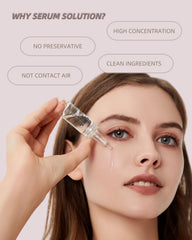 VOFEL open ampoule and dropper demonstrating precise application and hygienic dosing