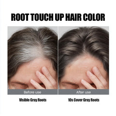 VOLLUCK texture close-up on scalp showing natural-looking finish and blend benefit