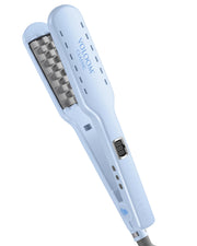 VOLOOM front view showing professional volumizing iron and ergonomic grip for easy styling