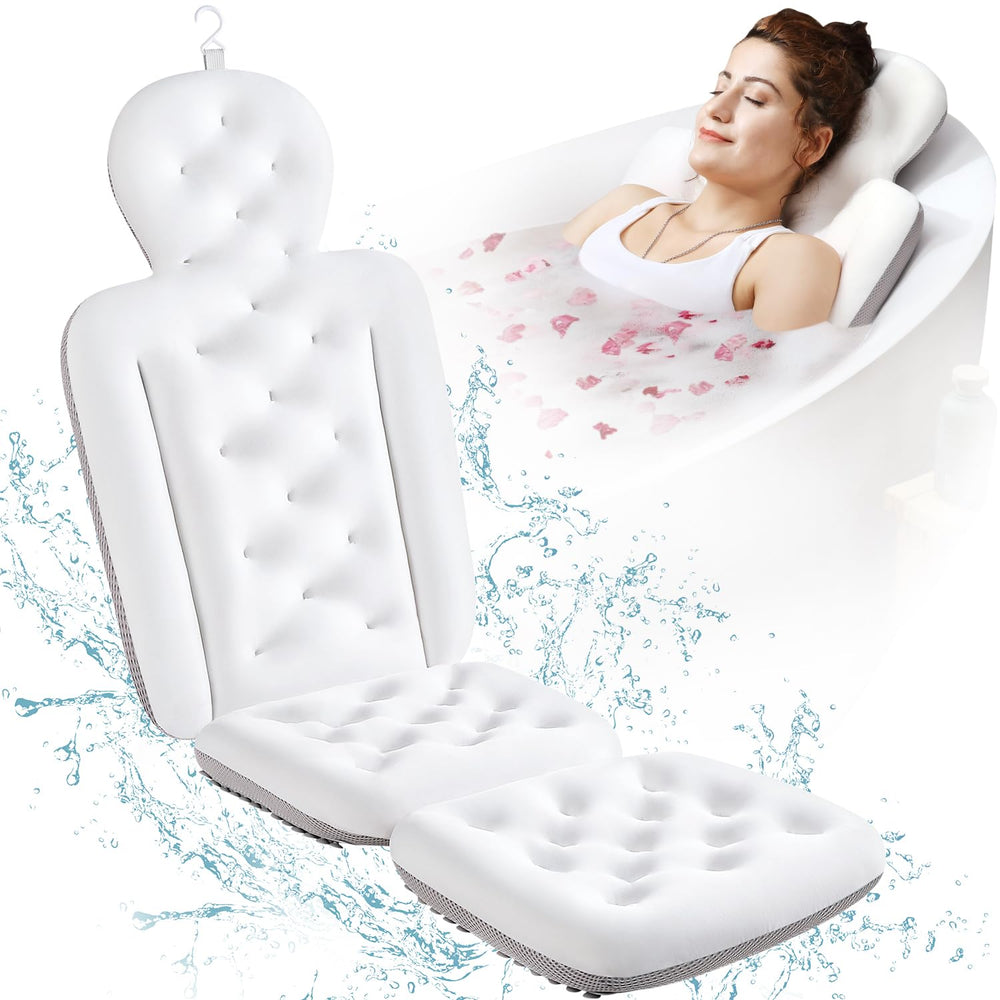 VOXOR front view of the full body bath pillow showing full coverage and comfort
