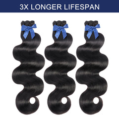 VQQSWAN close-up of double weft stitching for reduced shedding
