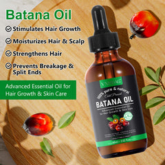 VXHDAG Batana oil texture on palm emphasizing lightweight nourishment