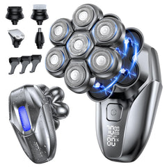Vylto front view packaged kit showing all five heads and benefits
