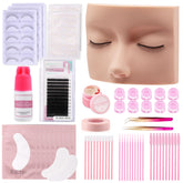Vznffur front packaging showing full beginner lash kit and included tools for training