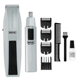 Wahl 5537-420 front view showing compact grooming kit for precise trims