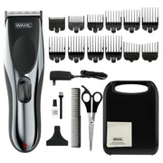 Wahl clipper front view showing ergonomic design and power switch benefit