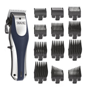 Wahl clippers front view showing ergonomic grip and professional design for comfortable cutting