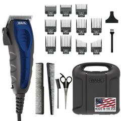Wahl compact clipper front view showing ergonomic grip and compact size benefit