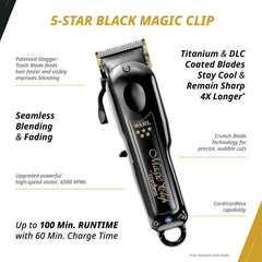 Wahl Detailer Li close-up of Zero-Gap T-wide blade for precise edging and crisp outlines