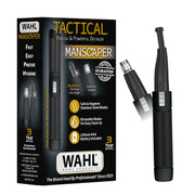 Wahl Manscaper front view showing dual heads and compact benefit