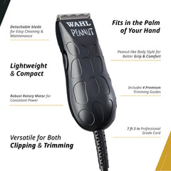 Wahl Professional Peanut held in hand showing ergonomic scale and maneuverability