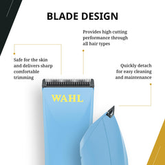 Wahl Professional Peanut Li blue fuel gauge detail indicating remaining runtime