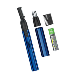 Wahl pen trimmer front view showing compact design and easy grip benefit