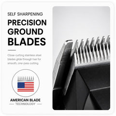 Wahl Sure Cut close-up of self-sharpening blades for long-lasting precision