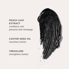 Wander Beauty mascara wand close-up showing bristle design for precise lash separation benefit