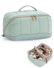 Wandering Nature front view open-flat organizer shows instant visibility and easy access