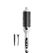 Wavytalk front view of thermal brush showing sleek design and salon-ready look