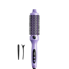 wavytalk front packaging showing the thermal round brush for quick styling
