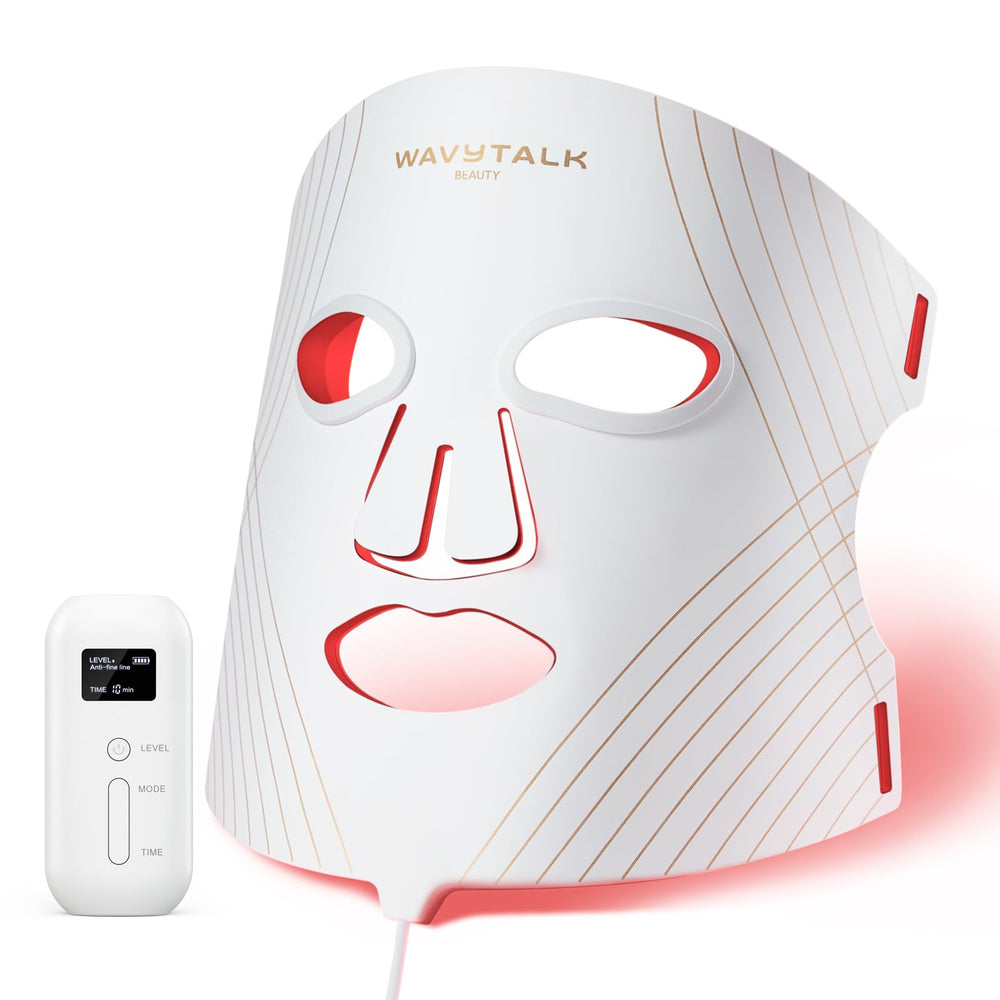 wavytalk front view mask showing full-face coverage and even light delivery