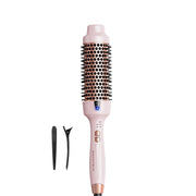 wavytalk front view thermal brush showing sleek design and easy grip for faster styling