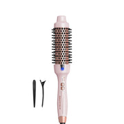 wavytalk front view of brush showing barrel and handle for easy styling