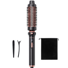 wavytalk front view showing brush and handle with quick styling benefit