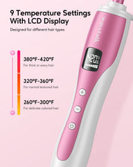 wavytalk LCD display and buttons showing precise temperature control benefit
