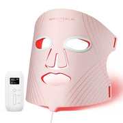 Wavytalk mask front view showing full-face coverage and even light distribution