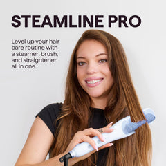 wavytalk closeup of steam nozzles releasing nano-mist to hydrate strands