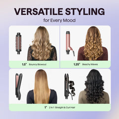 wavytalk thermal brush close-up with bristles for smooth volume benefit