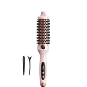 wavytalk thermal brush front view showing compact travel-ready design and quick styling benefit