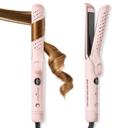 wavytalk front view of styler showing compact 2-in-1 design and space-saving benefit