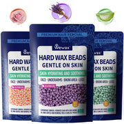WAX BEAR front packaging 3lb showing product and scent options for home waxing